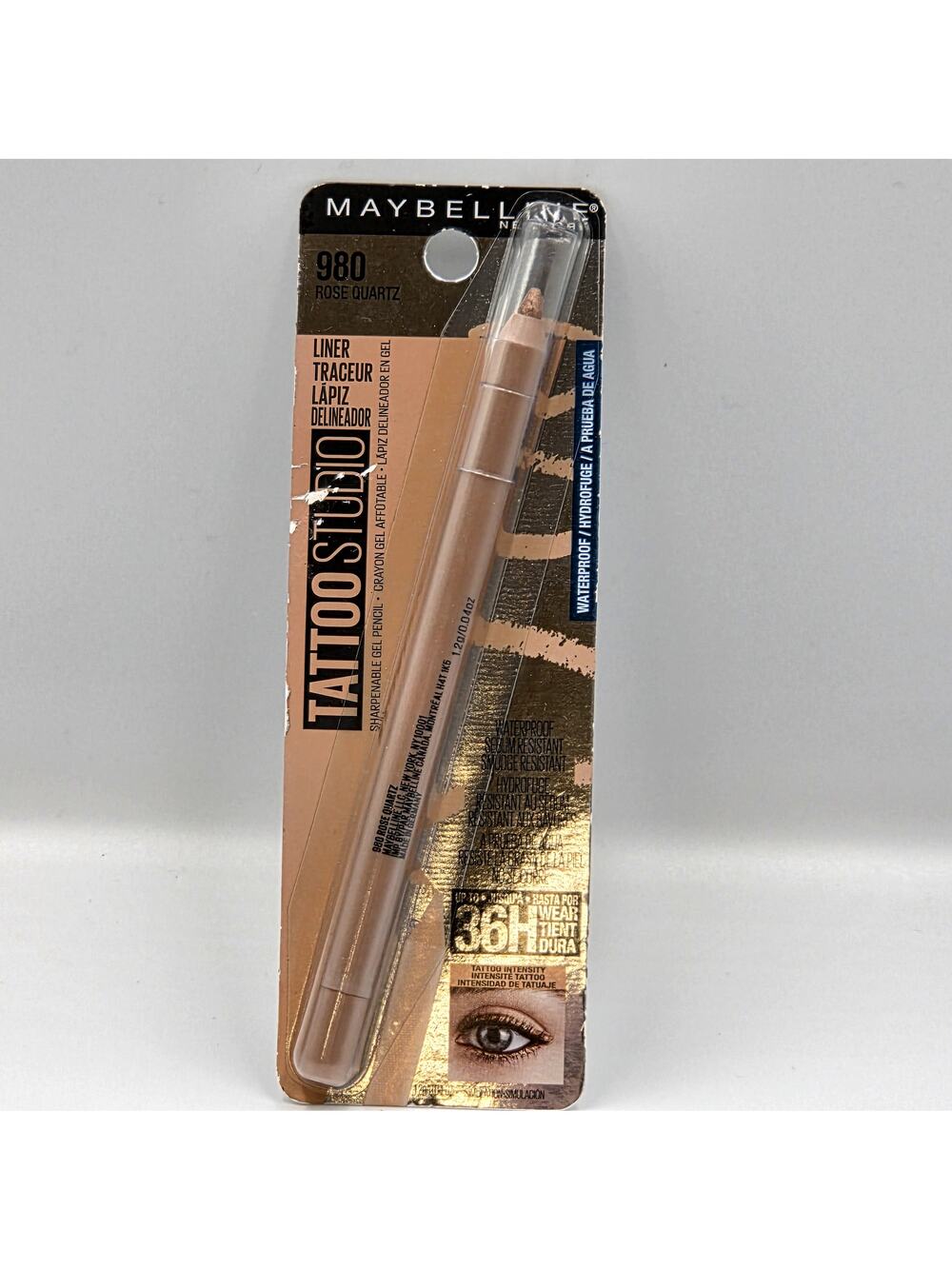 Maybelline‎ Tattoo Studio Eyeliner 36hr wear #980 Rose Quartz